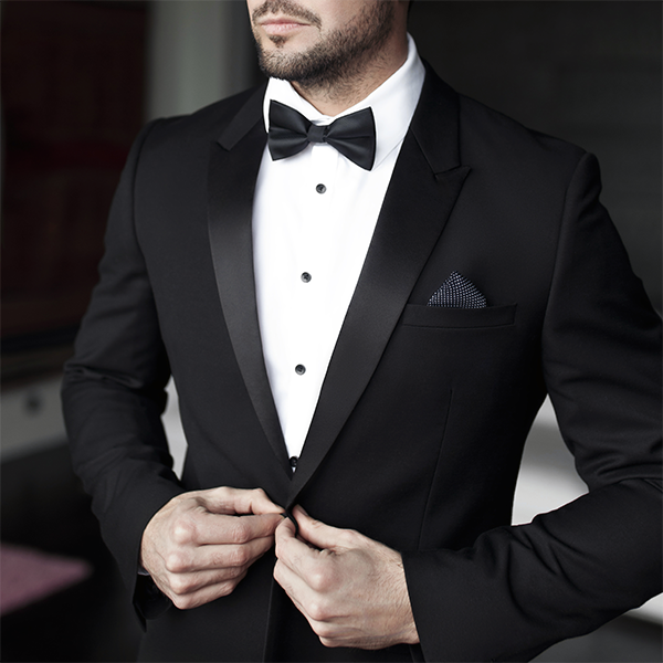 Black Slim Fit Two-Piece Tuxedo | From £299, Now in Stock | THE DROP