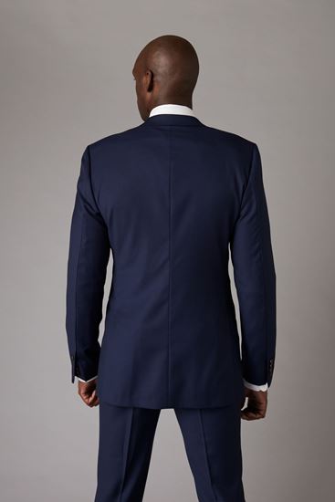 Navy blue two-piece suit