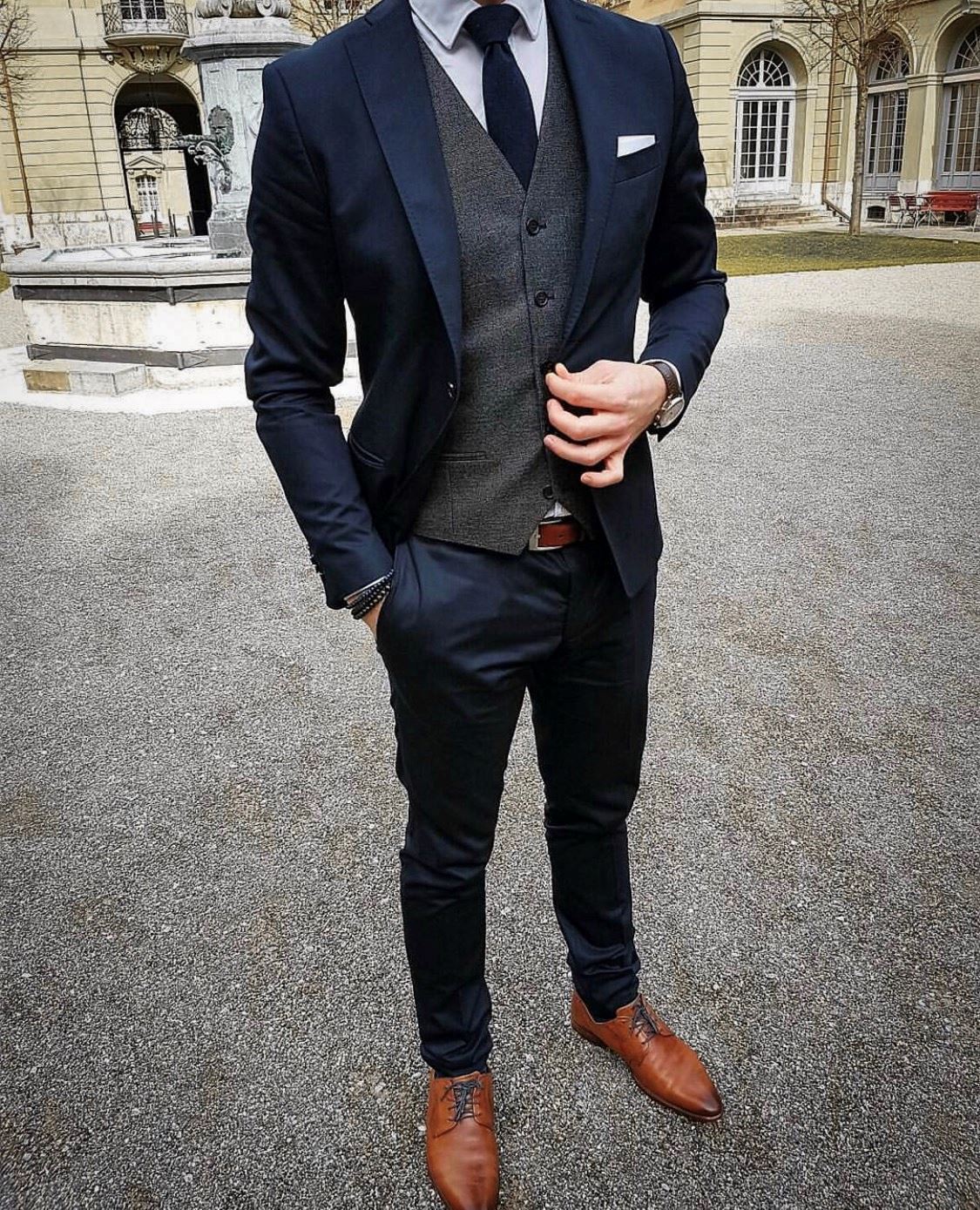 Grey Blazer with Navy Pants Outfits For Men 742 ideas  outfits  Mens  fashion suits Blazer outfits men Mens outfits